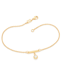 Tornozeleira folheada a ouro 5503552300