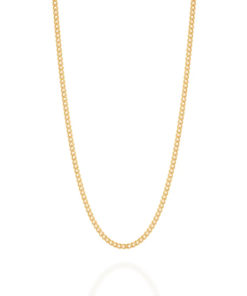 Gargantilha folheada a ouro fio grumet lixado -  5302934200