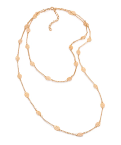 Gargantilha folheada a ouro formada por folhas - 5311234500