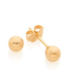 Brinco folheado a ouro bola - tam.único 5260310000