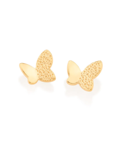 Brinco borboleta folheado a ouro - tam.único 5269890000