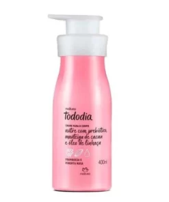 Creme Desodorante Nutritivo Para o Corpo Framboesa e Pimenta Rosa